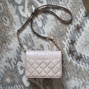 Neutral Tory Burch Savanna Combo bag